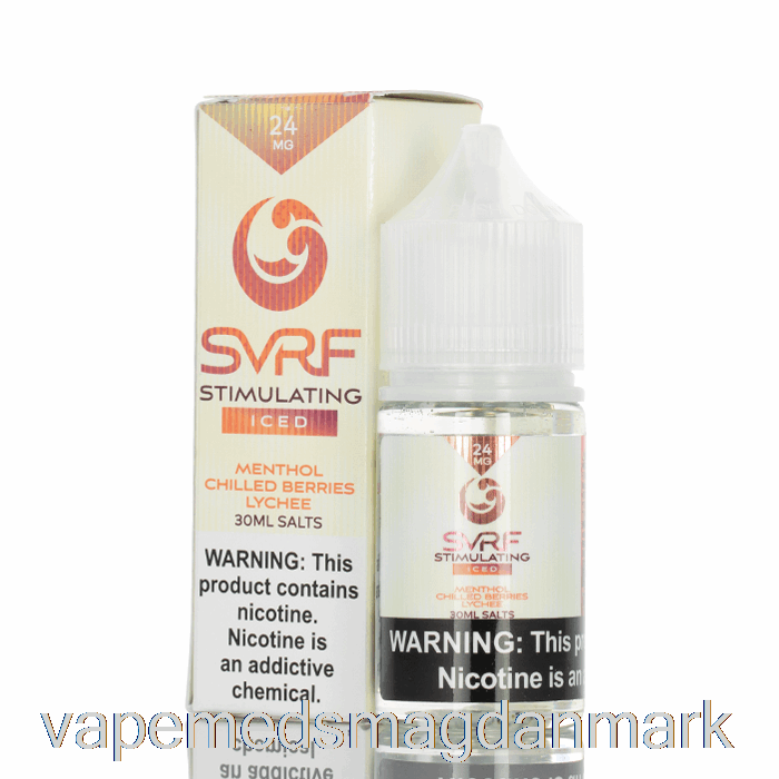 Engangs Vape Danmark Iced Stimulerende - Svrf Salt E-væske - 30ml 24mg